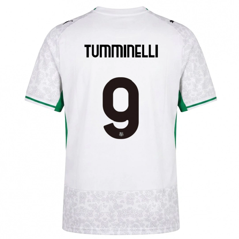 Danxen Damen Daniel Tumminelli #9 Weiß Schwarz Grün Auswärtstrikot Trikot 2026/27 T-Shirt