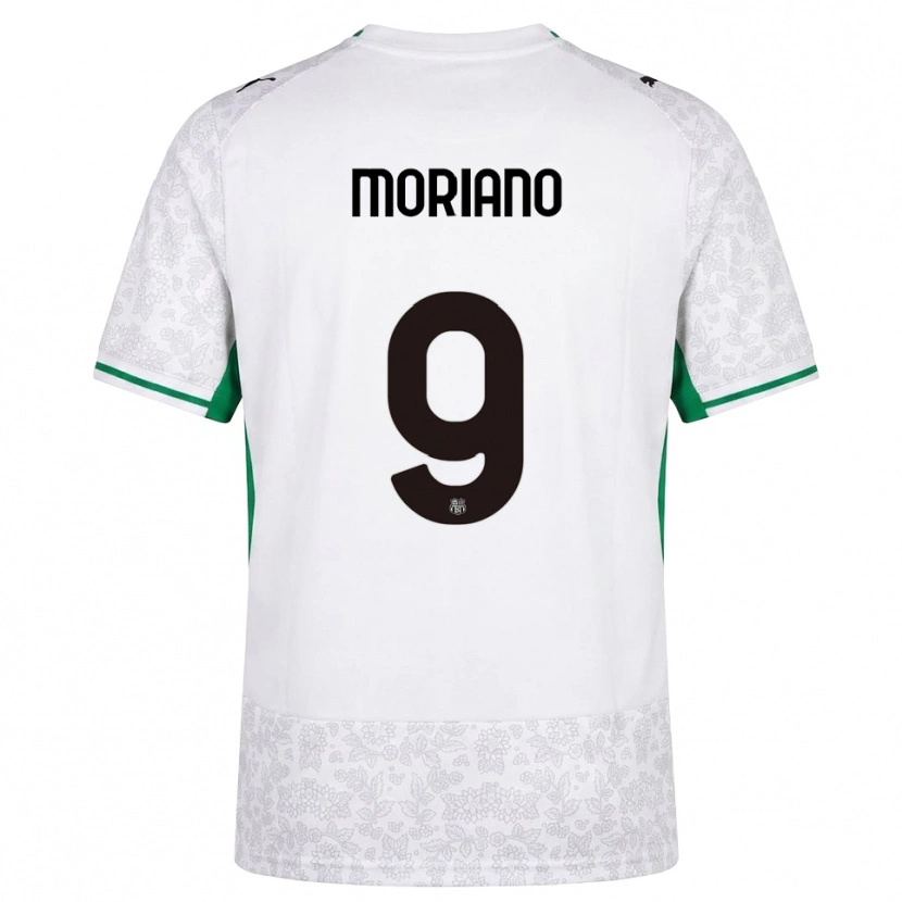 Danxen Damen Andrea Moriano #9 Weiß Schwarz Grün Auswärtstrikot Trikot 2026/27 T-Shirt