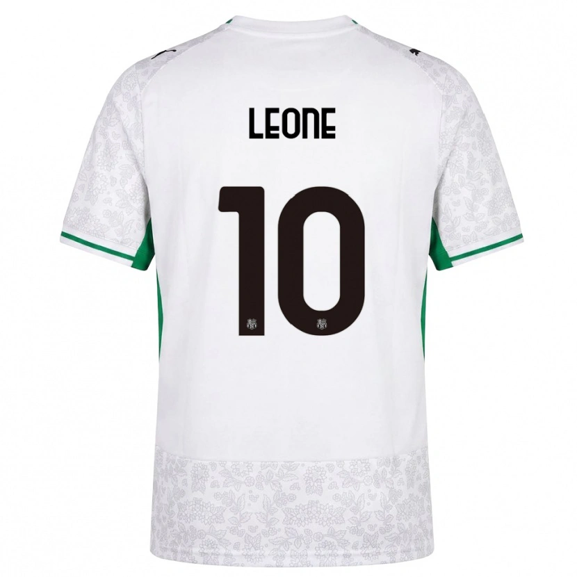 Danxen Damen Kevin Leone #10 Weiß Schwarz Grün Auswärtstrikot Trikot 2026/27 T-Shirt