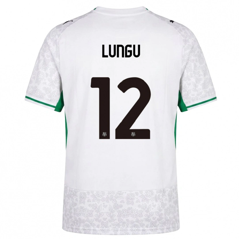 Danxen Damen Luca Lungu #12 Weiß Schwarz Grün Auswärtstrikot Trikot 2026/27 T-Shirt