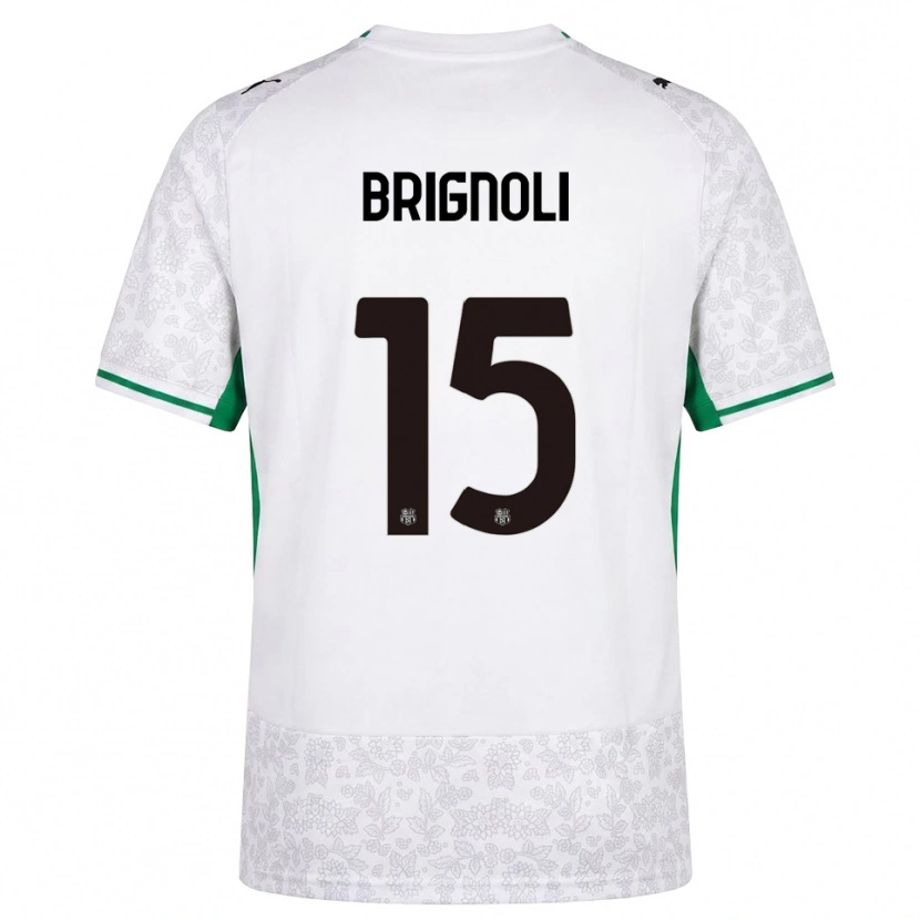Danxen Damen Benedetta Brignoli #15 Weiß Schwarz Grün Auswärtstrikot Trikot 2026/27 T-Shirt