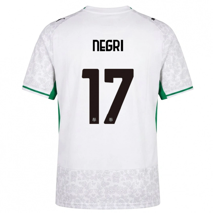 Danxen Damen Gabriele Negri #17 Weiß Schwarz Grün Auswärtstrikot Trikot 2026/27 T-Shirt