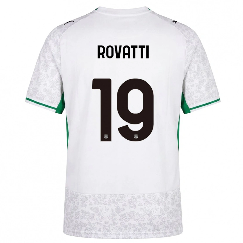 Danxen Damen Matteo Rovatti #19 Weiß Schwarz Grün Auswärtstrikot Trikot 2026/27 T-Shirt