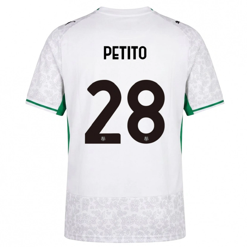 Danxen Damen Christian Petito #28 Weiß Schwarz Grün Auswärtstrikot Trikot 2026/27 T-Shirt