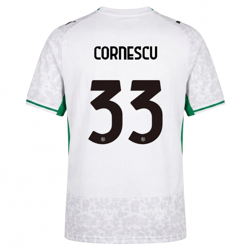 Danxen Damen Iustin Cornescu #33 Weiß Schwarz Grün Auswärtstrikot Trikot 2026/27 T-Shirt