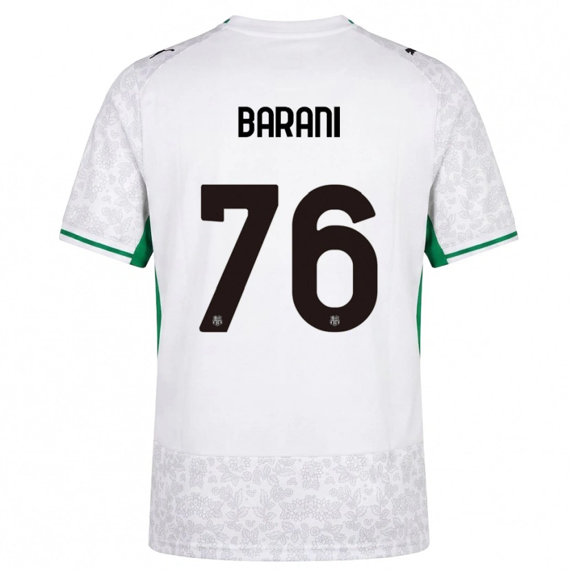 Danxen Damen Luca Barani #76 Weiß Schwarz Grün Auswärtstrikot Trikot 2026/27 T-Shirt