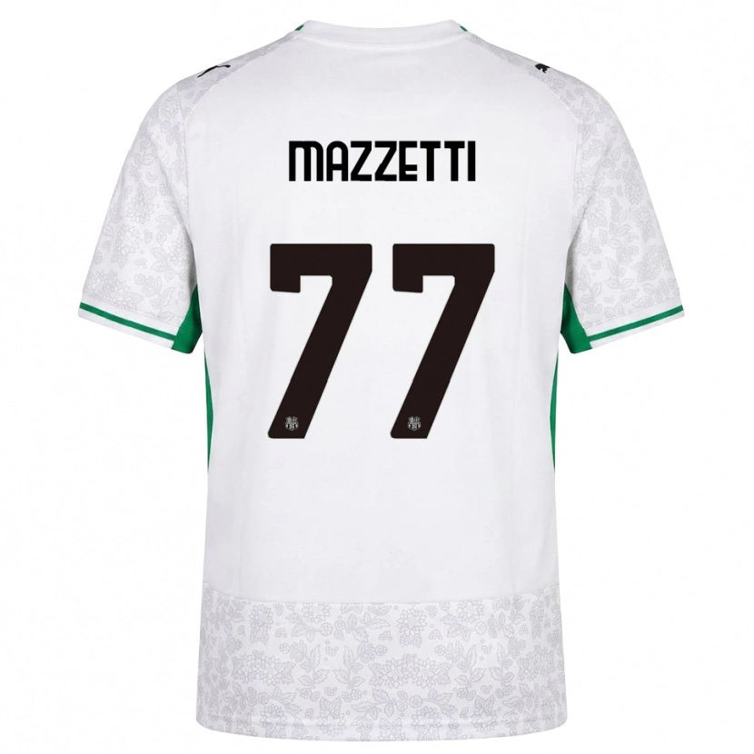 Danxen Damen Riccardo Mazzetti #77 Weiß Schwarz Grün Auswärtstrikot Trikot 2026/27 T-Shirt