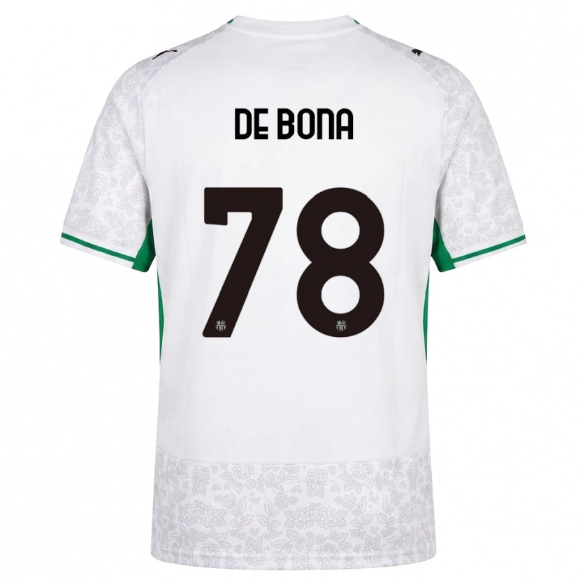 Danxen Damen Francesca De Bona #78 Weiß Schwarz Grün Auswärtstrikot Trikot 2026/27 T-Shirt