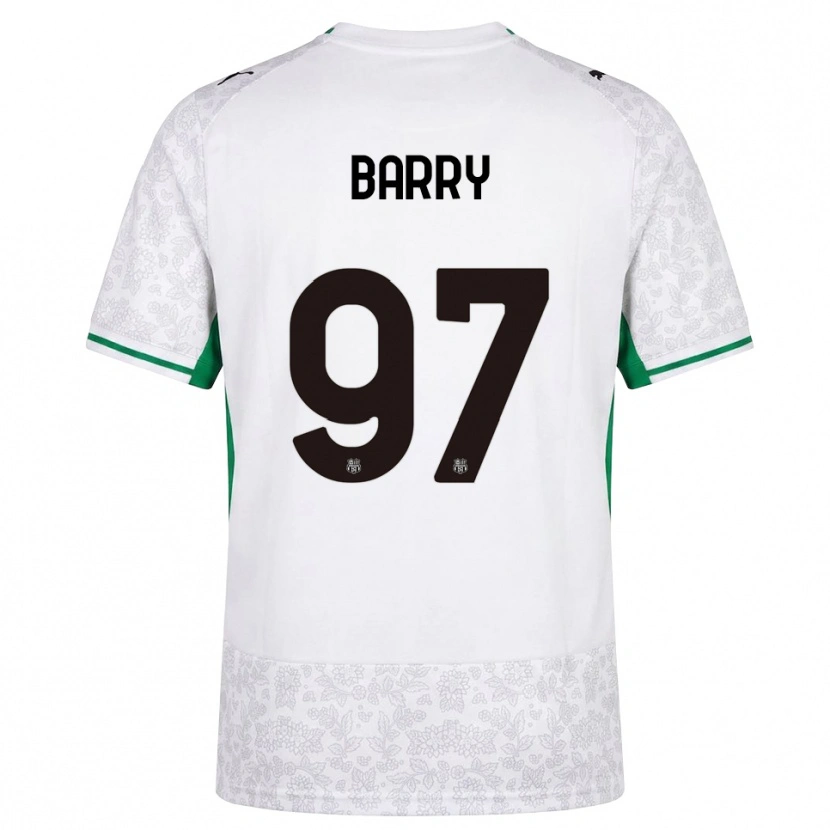 Danxen Damen Omar Barry #97 Weiß Schwarz Grün Auswärtstrikot Trikot 2026/27 T-Shirt