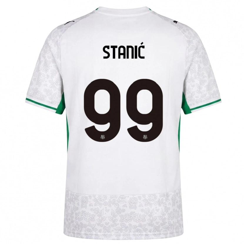 Danxen Damen Paulina Stanić #99 Weiß Schwarz Grün Auswärtstrikot Trikot 2026/27 T-Shirt