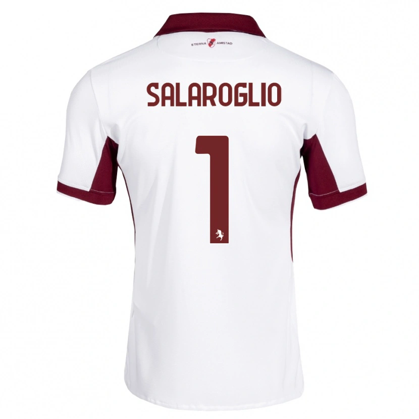 Danxen Damen Mattia Salaroglio #1 Burgund Weiß Rot Auswärtstrikot Trikot 2026/27 T-Shirt