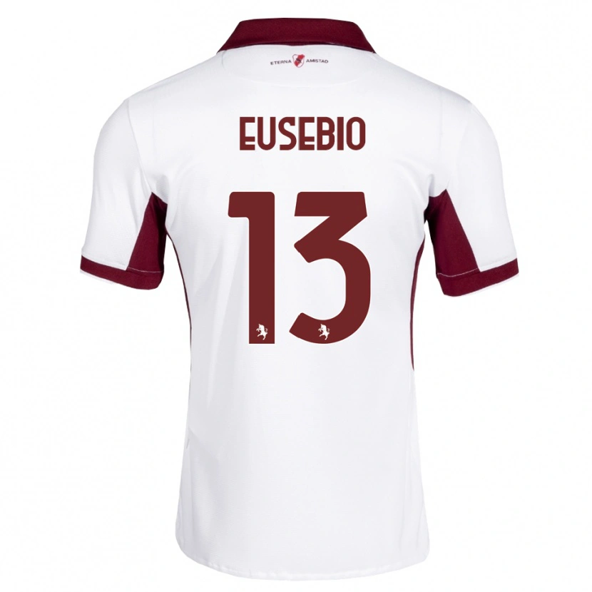 Danxen Damen Chiara Eusebio #13 Burgund Weiß Rot Auswärtstrikot Trikot 2026/27 T-Shirt