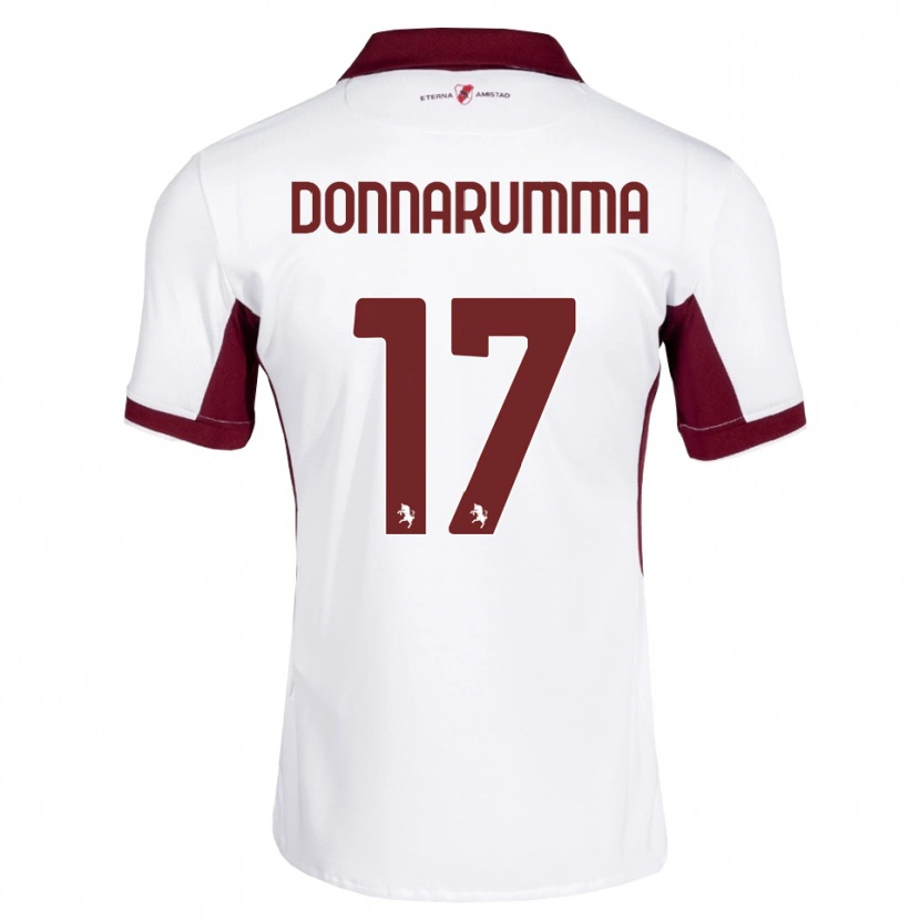 Danxen Damen Antonio Donnarumma #17 Burgund Weiß Rot Auswärtstrikot Trikot 2026/27 T-Shirt