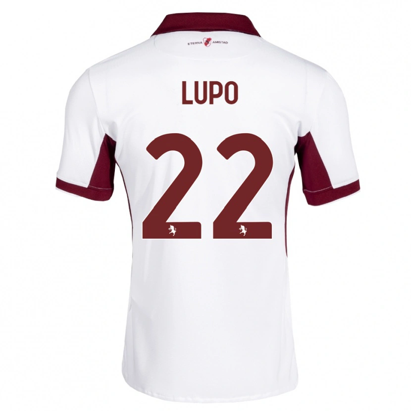 Danxen Damen Enrica Lupo #22 Burgund Weiß Rot Auswärtstrikot Trikot 2026/27 T-Shirt