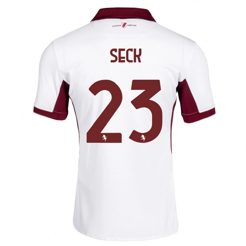 Danxen Damen Demba Seck #23 Burgund Weiß Rot Auswärtstrikot Trikot 2026/27 T-Shirt