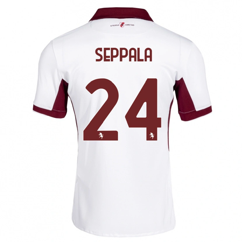 Danxen Damen Rosa Lappi-Seppälä #24 Burgund Weiß Rot Auswärtstrikot Trikot 2026/27 T-Shirt