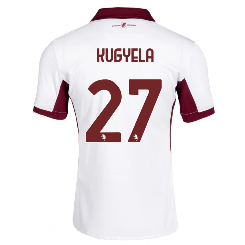 Danxen Damen Zalán Kugyela #27 Burgund Weiß Rot Auswärtstrikot Trikot 2026/27 T-Shirt