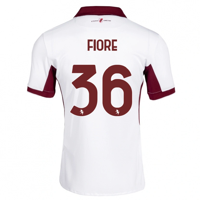 Danxen Damen Jean Fiore #36 Burgund Weiß Rot Auswärtstrikot Trikot 2026/27 T-Shirt