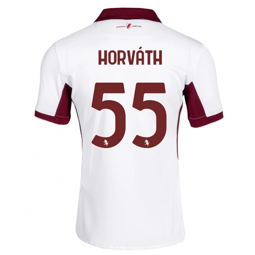 Danxen Damen Krisztofer Horváth #55 Burgund Weiß Rot Auswärtstrikot Trikot 2026/27 T-Shirt