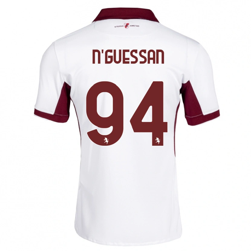 Danxen Damen Ange Caumenan N'guessan #94 Burgund Weiß Rot Auswärtstrikot Trikot 2026/27 T-Shirt