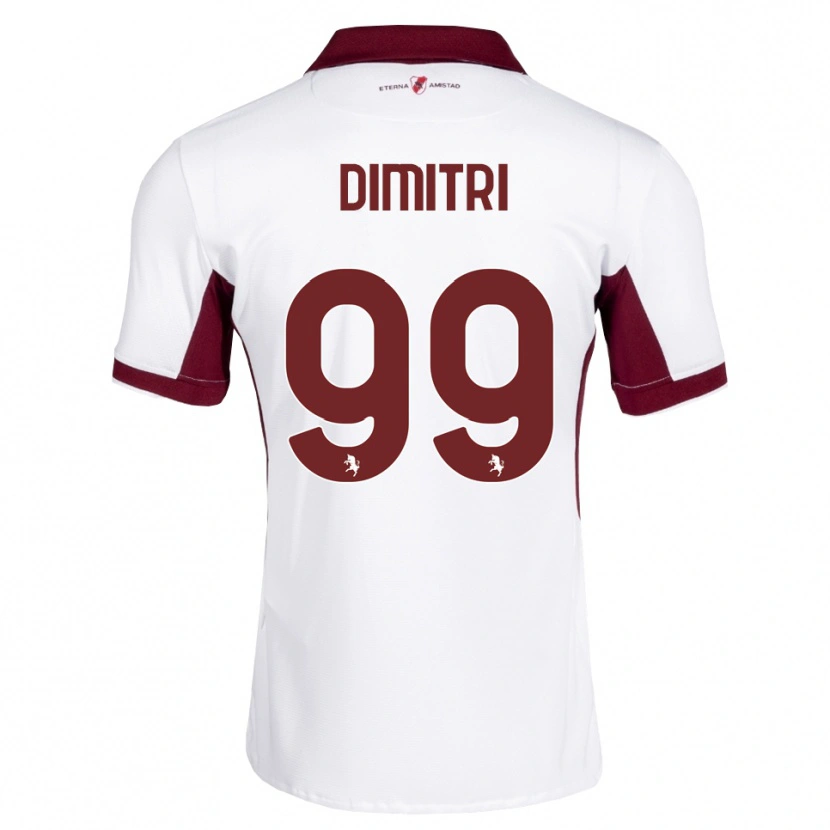 Danxen Damen Matteo Dimitri #99 Burgund Weiß Rot Auswärtstrikot Trikot 2026/27 T-Shirt