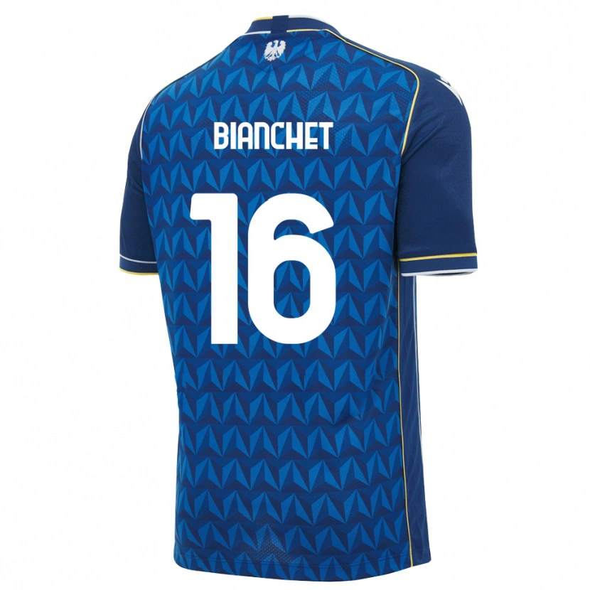 Danxen Damen Alessandro Bianchet #16 Königsblau Weiß Blau Auswärtstrikot Trikot 2026/27 T-Shirt