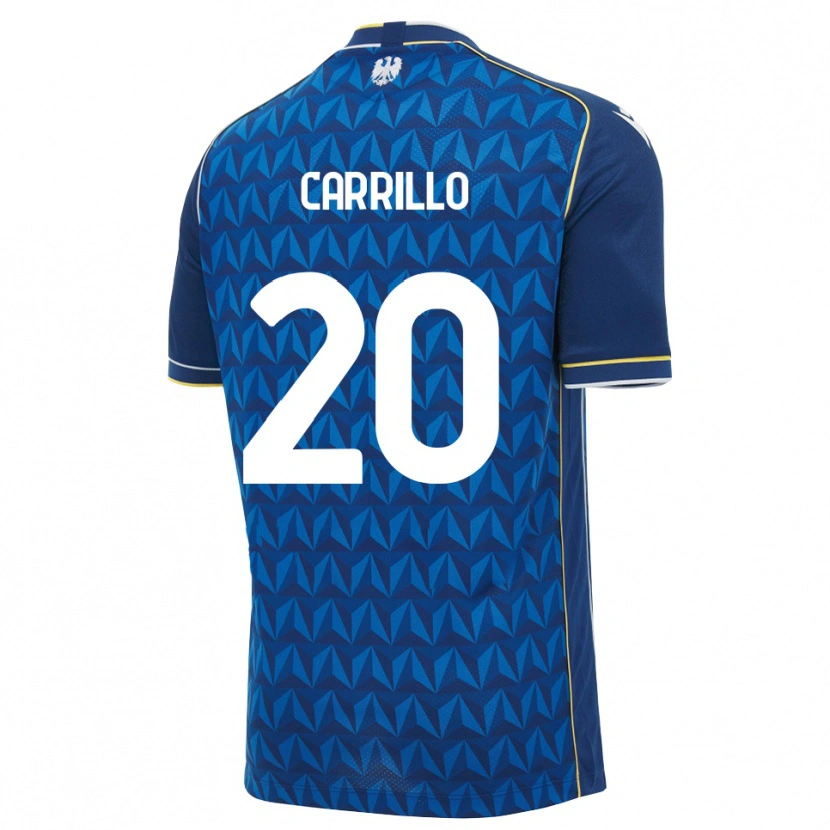 Danxen Damen Pietro Carrillo #20 Königsblau Weiß Blau Auswärtstrikot Trikot 2026/27 T-Shirt