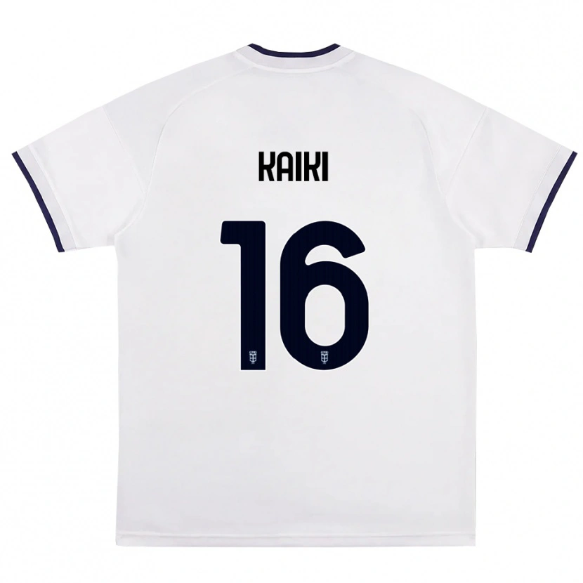 Danxen Damen Kaiki Bruno Da Silva #16 Weiß Rot Königsblau Auswärtstrikot Trikot 2026/27 T-Shirt
