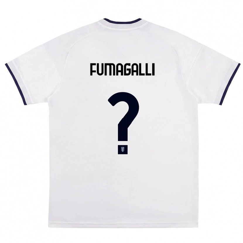 Danxen Damen Tommaso Fumagalli #0 Weiß Rot Königsblau Auswärtstrikot Trikot 2026/27 T-Shirt