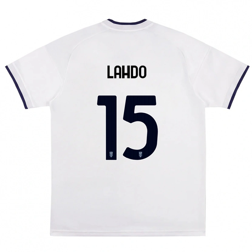Danxen Damen Adrian Lahdo #15 Weiß Rot Königsblau Auswärtstrikot Trikot 2026/27 T-Shirt