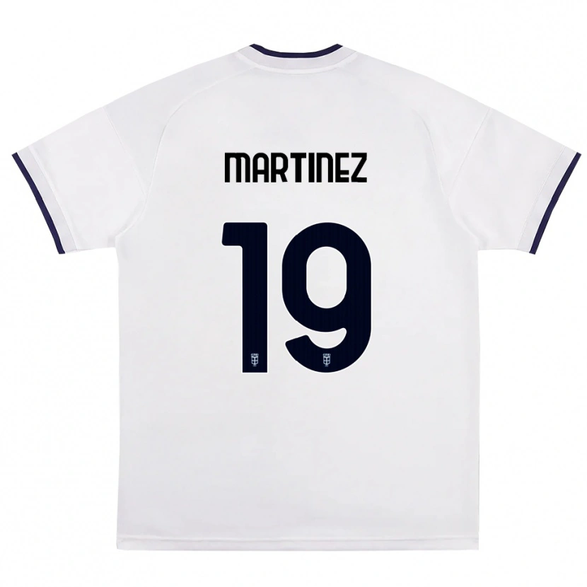 Danxen Damen Diego Martinez #19 Weiß Rot Königsblau Auswärtstrikot Trikot 2026/27 T-Shirt