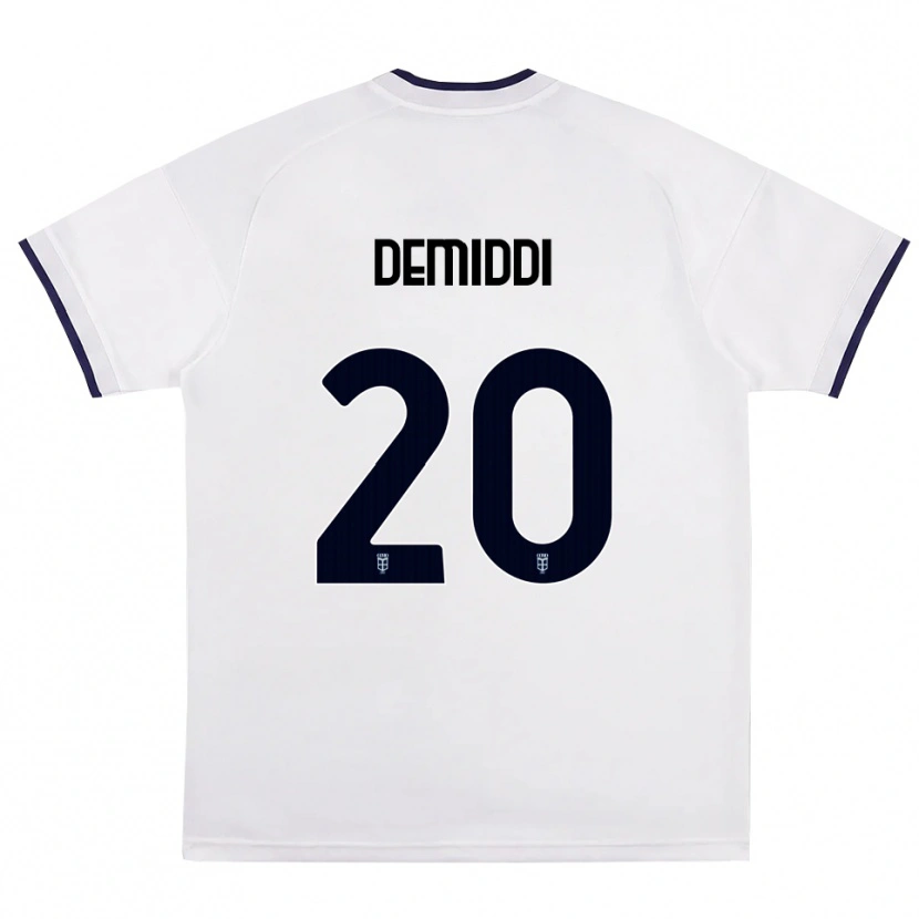 Danxen Damen Pedro Demiddi #20 Weiß Rot Königsblau Auswärtstrikot Trikot 2026/27 T-Shirt