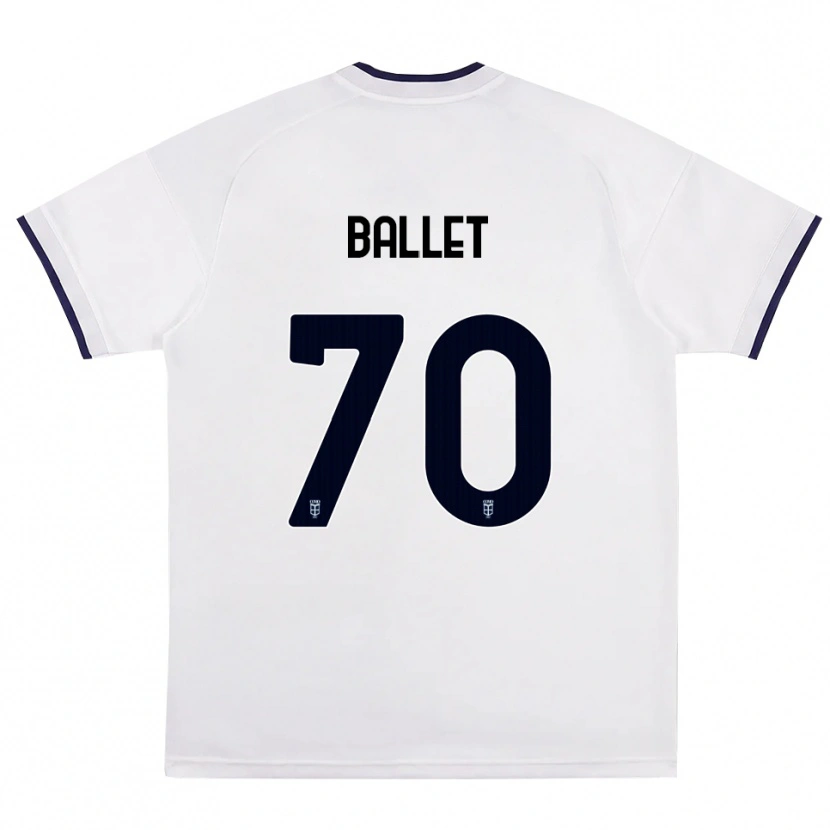 Danxen Damen Samuel Ballet #70 Weiß Rot Königsblau Auswärtstrikot Trikot 2026/27 T-Shirt