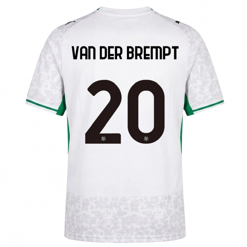Danxen Damen Ignace Van Der Brempt #20 Weiß Schwarz Grün Auswärtstrikot Trikot 2026/27 T-Shirt