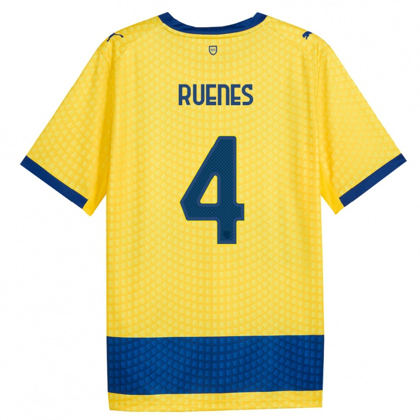 Danxen Damen Roger Ruenes #4 Gelb Blau Schwarz Auswärtstrikot Trikot 2026/27 T-Shirt