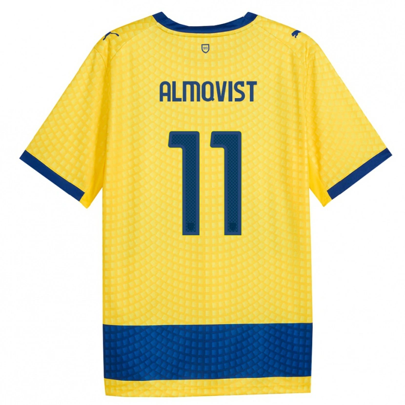 Danxen Damen Pontus Almqvist #11 Gelb Blau Schwarz Auswärtstrikot Trikot 2026/27 T-Shirt