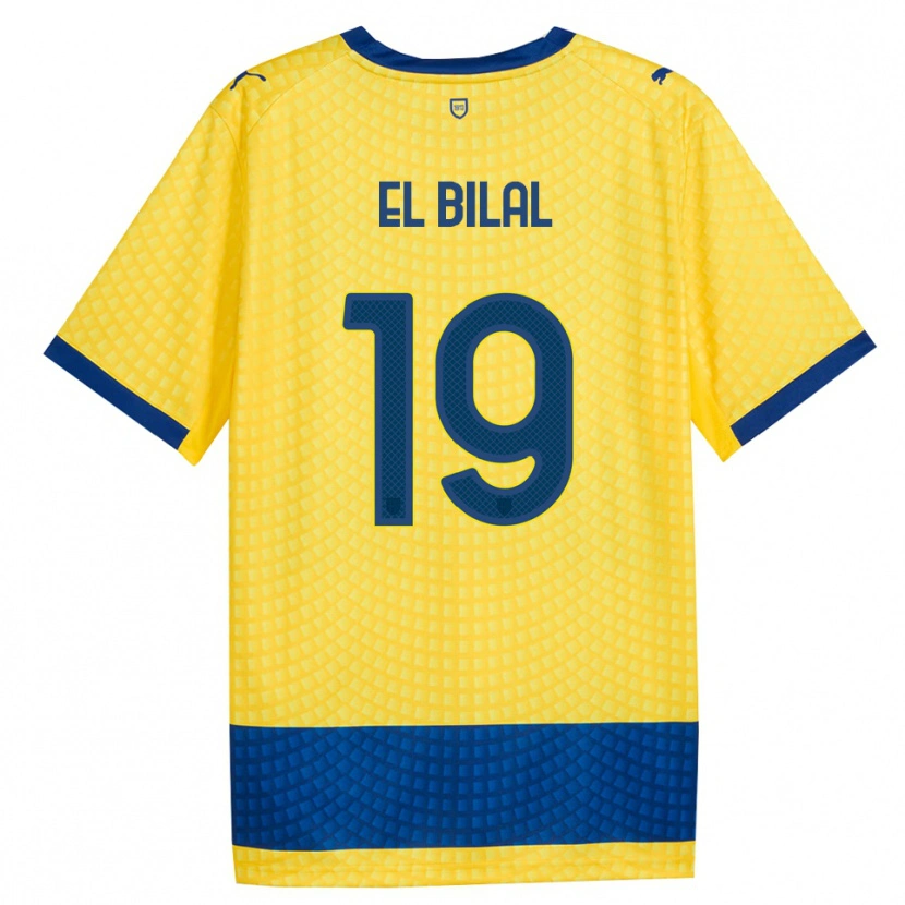 Danxen Damen El Bilal Touré #19 Gelb Blau Schwarz Auswärtstrikot Trikot 2026/27 T-Shirt