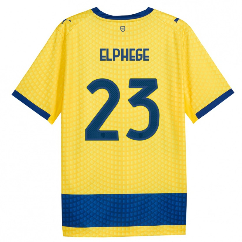 Danxen Damen Nesta Elphege #23 Gelb Blau Schwarz Auswärtstrikot Trikot 2026/27 T-Shirt