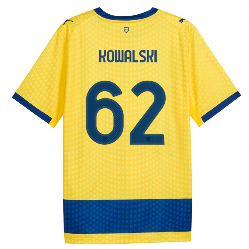 Danxen Damen Mateusz Kowalski #62 Gelb Blau Schwarz Auswärtstrikot Trikot 2026/27 T-Shirt