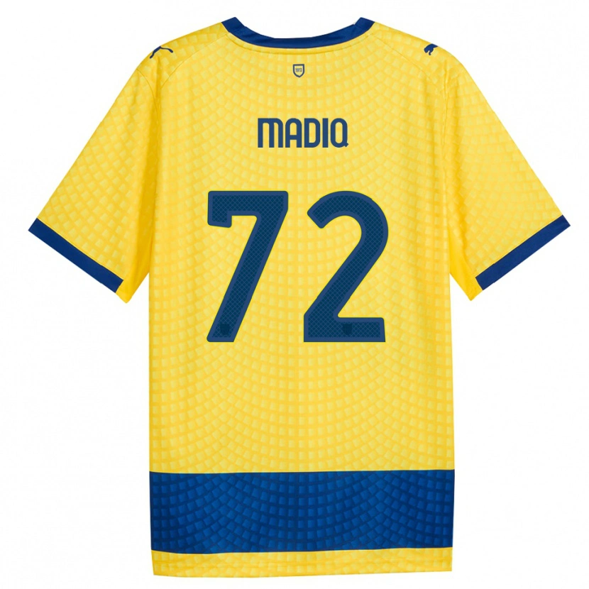 Danxen Damen Abdelaziz Madiq #72 Gelb Blau Schwarz Auswärtstrikot Trikot 2026/27 T-Shirt