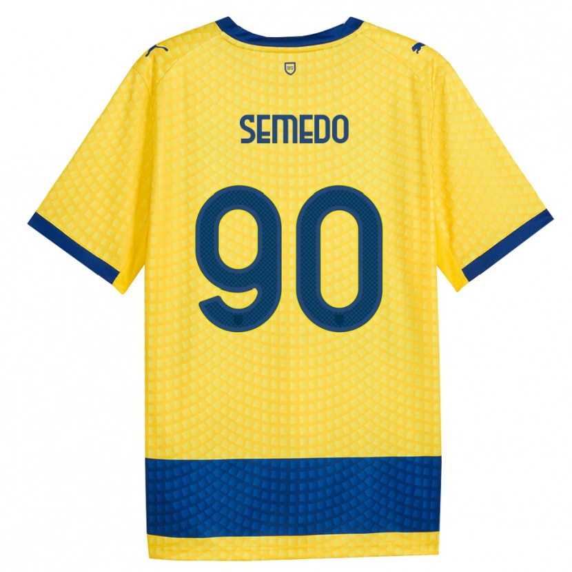 Danxen Damen Afonso Semedo #90 Gelb Blau Schwarz Auswärtstrikot Trikot 2026/27 T-Shirt