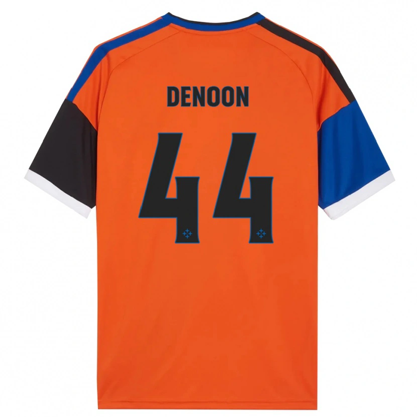 Danxen Damen Daniel Denoon #44 Orange Blau Schwarz Weiß Auswärtstrikot Trikot 2026/27 T-Shirt
