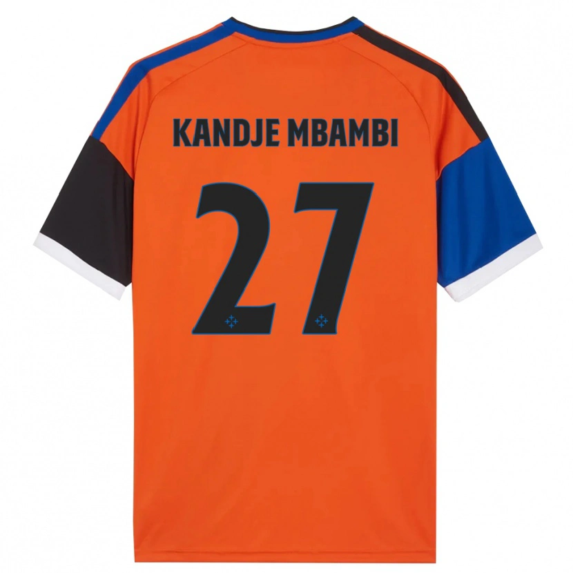 Danxen Damen Jeremy Mbambi #27 Orange Blau Schwarz Weiß Auswärtstrikot Trikot 2026/27 T-Shirt