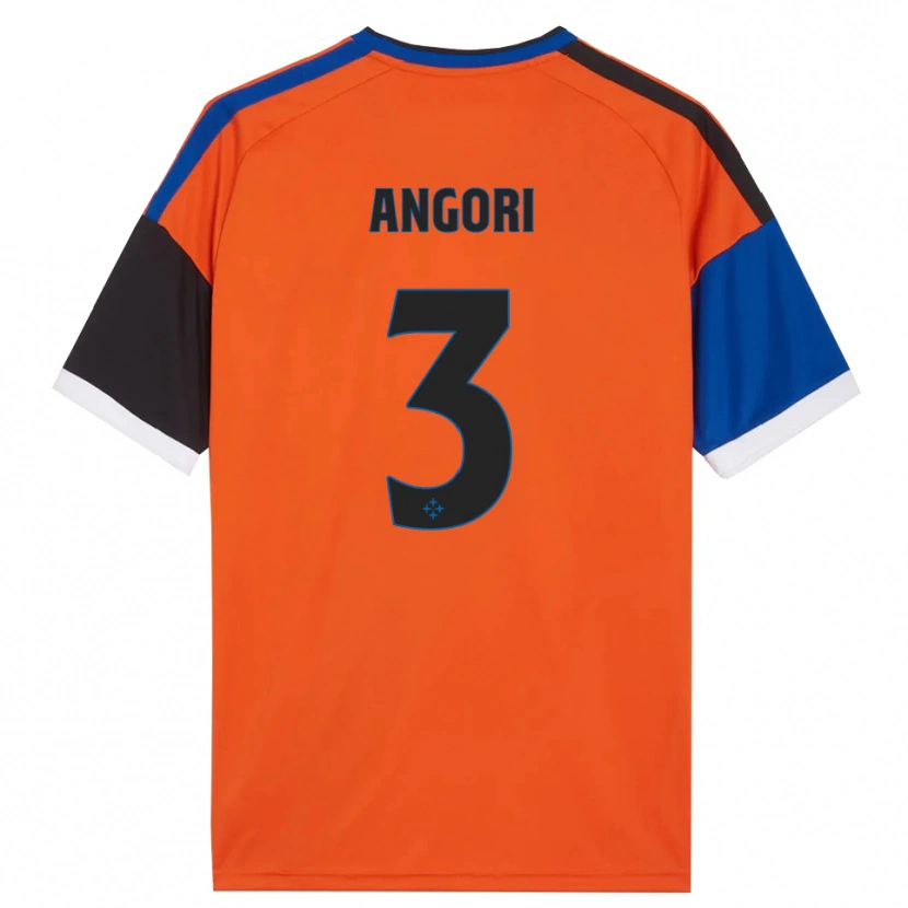Danxen Damen Samuele Angori #3 Orange Blau Schwarz Weiß Auswärtstrikot Trikot 2026/27 T-Shirt