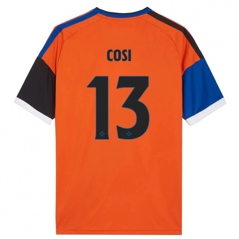Danxen Damen Tommaso Cosi #13 Orange Blau Schwarz Weiß Auswärtstrikot Trikot 2026/27 T-Shirt