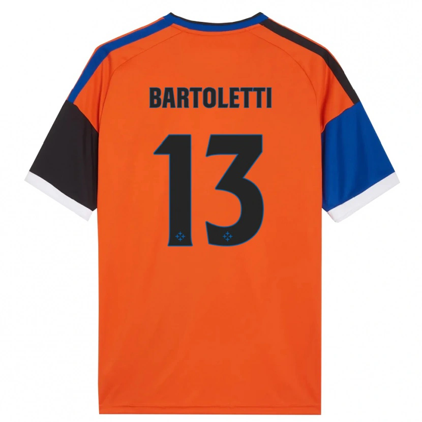 Danxen Damen Diego Bartoletti #13 Orange Blau Schwarz Weiß Auswärtstrikot Trikot 2026/27 T-Shirt