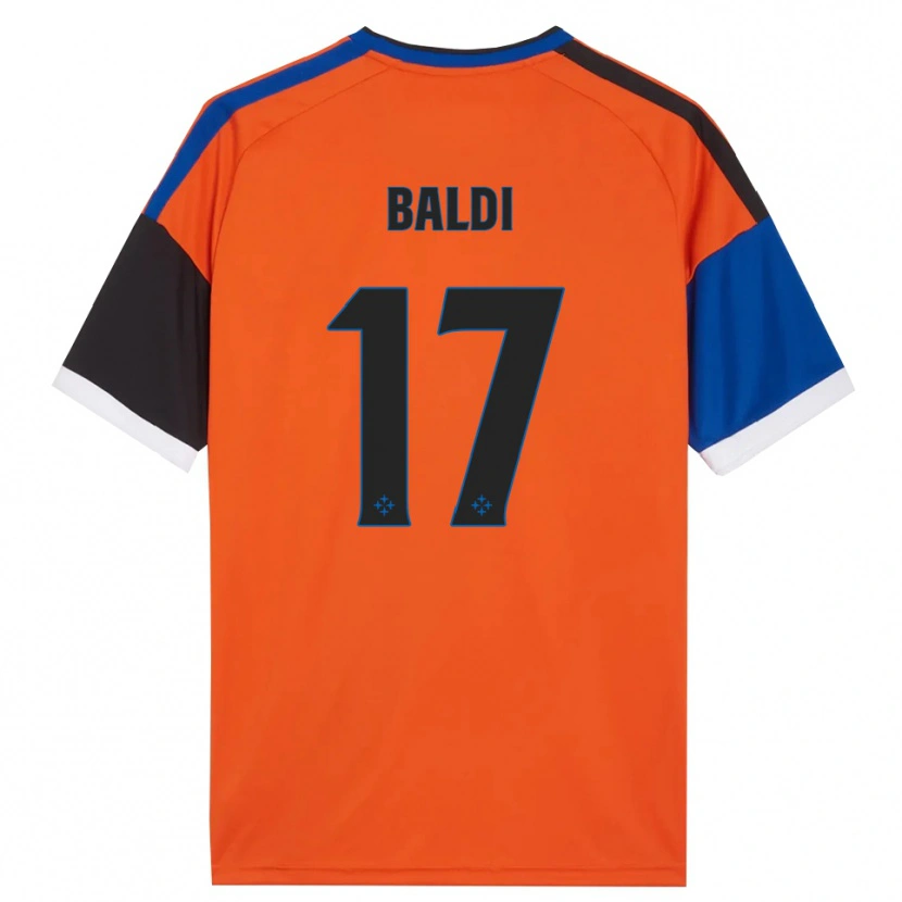 Danxen Damen Andrea Baldi #17 Orange Blau Schwarz Weiß Auswärtstrikot Trikot 2026/27 T-Shirt