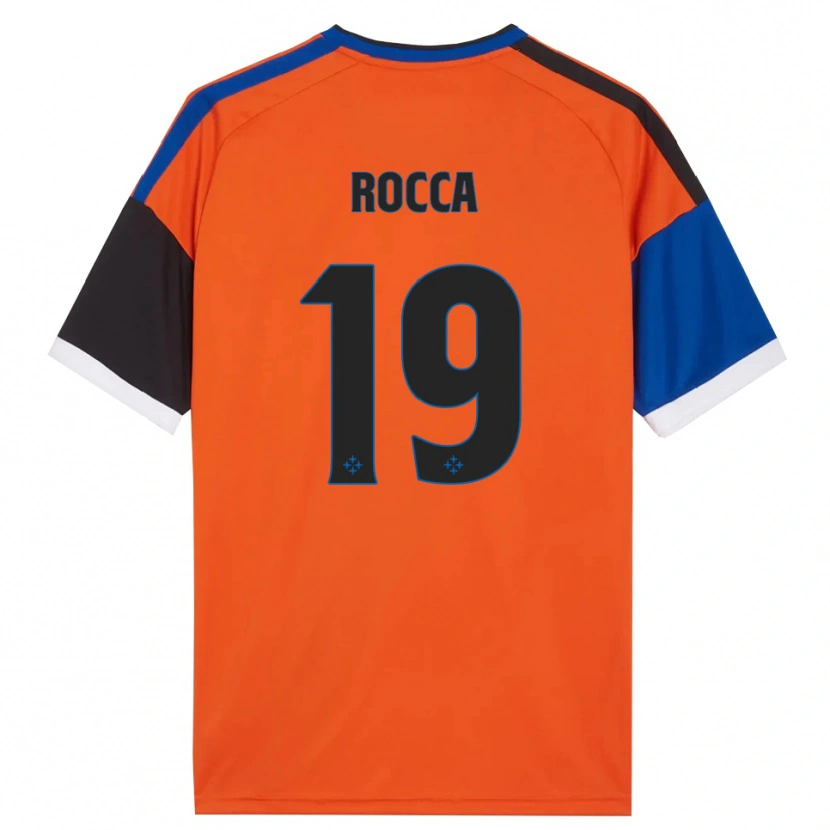 Danxen Damen Lorenzo Rocca #19 Orange Blau Schwarz Weiß Auswärtstrikot Trikot 2026/27 T-Shirt