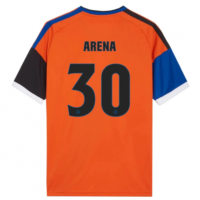 Danxen Damen Alessandro Arena #30 Orange Blau Schwarz Weiß Auswärtstrikot Trikot 2026/27 T-Shirt