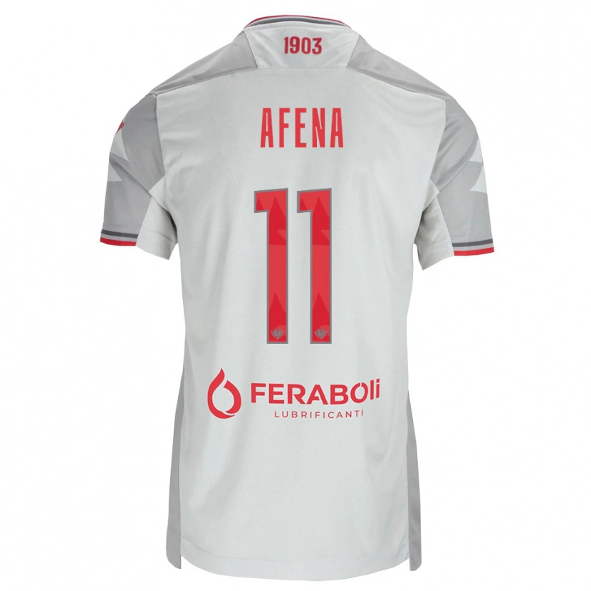 Danxen Damen Felix Afena-Gyan #11 Grau Weiß Rot Auswärtstrikot Trikot 2026/27 T-Shirt
